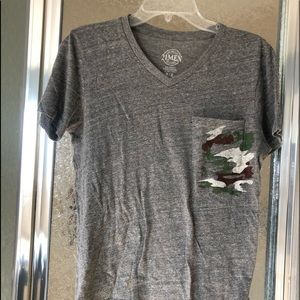 Bundle 2 Tees with camo print pocket and with Dragon Embroidery bundle